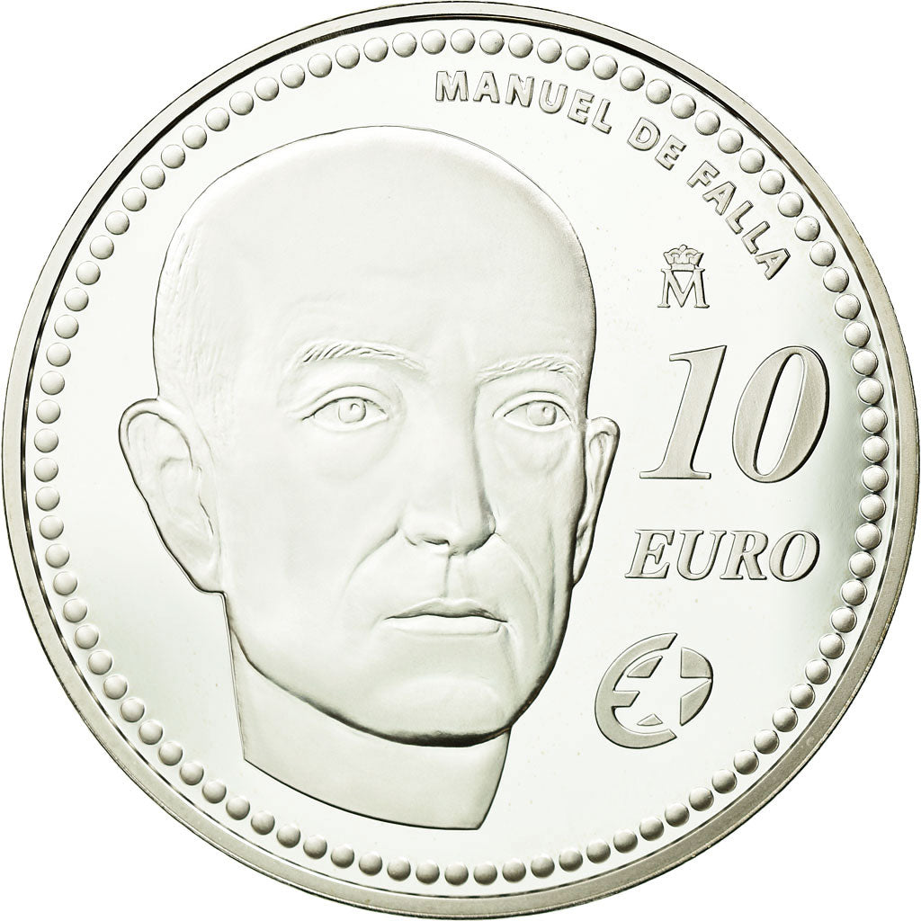 Spagna, 10 Euro, 2014, FDC, Argento, KM:1309
