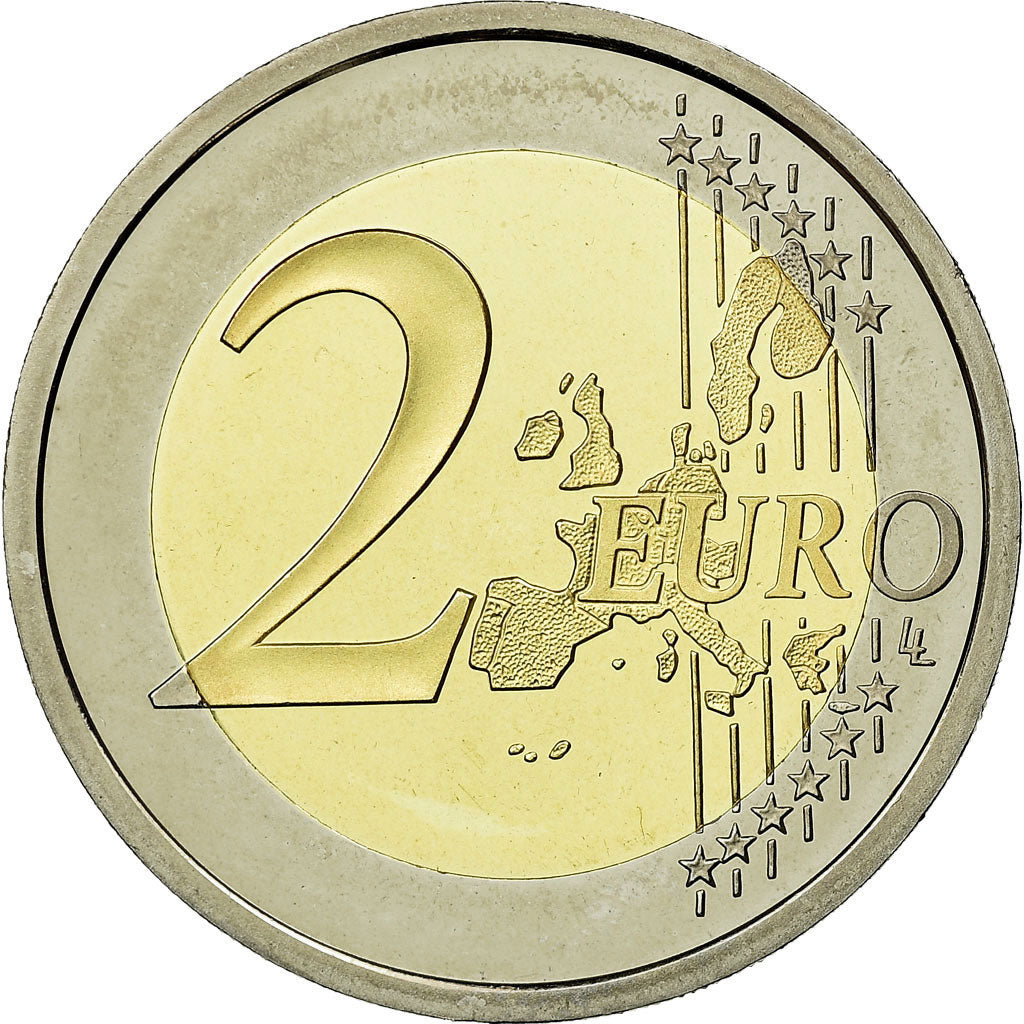 France, 2 Euro, 1999, MS(65-70), Bi-Metallic, KM:1289