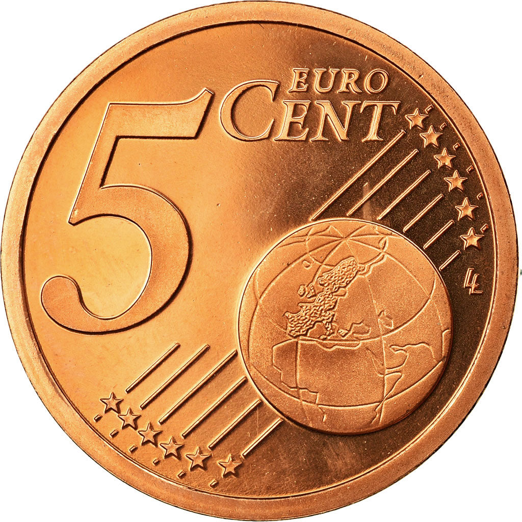 Frankreich, 5 Euro Cent, 1999, STGL, Copper Plated Steel, KM:1284
