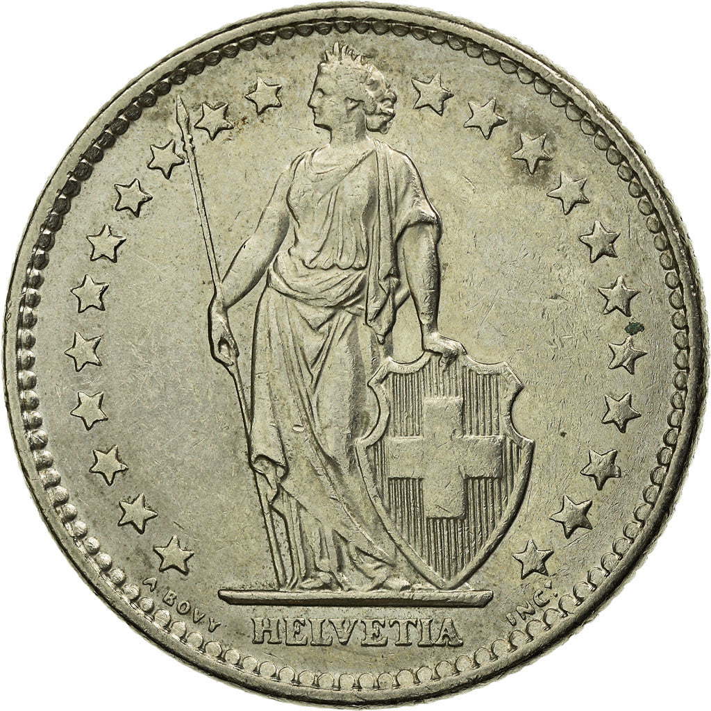 Monnaie, Suisse, 2 Francs, 1976, Bern, TTB, Copper-nickel, KM:21a.1