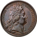 Francia, Medal, Louis XIV, History, Mauger, SPL-, Bronzo, 41, Divo:238