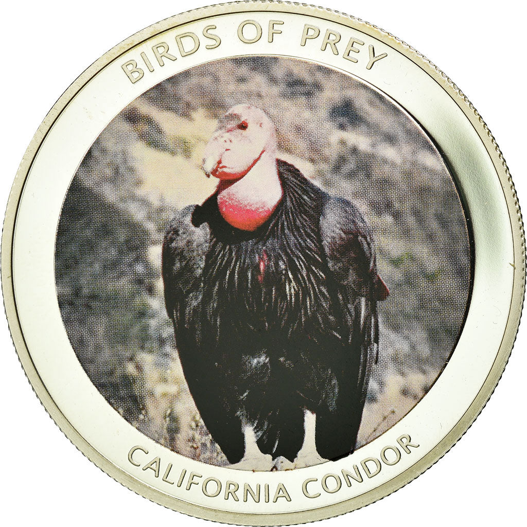 Coin, Malawi, Birds of prey, 10 Kwacha, 2010, MS(65-70), Silver plated