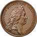FRANCE, History, Louis XIV, Medal, EF(40-45), Mauger, Bronze, 41, Divo #192,...