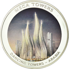 Mozambique, Médaille, Mega towers - Dancing Towers Arabia, Arts & Culture