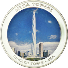 Mozambik, Medal, Mega towers - Chicago tower - USA, Sztuka i Kultura, 2010