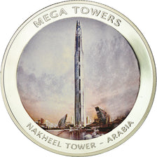 Mozambique, Médaille, Mega towers - Nakheel tower - Arabia, Arts & Culture