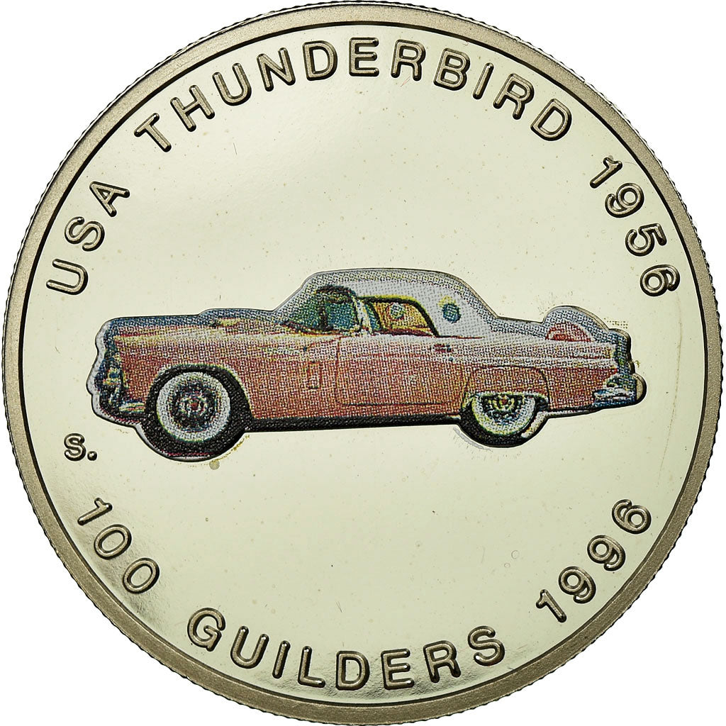 Coin, Surinam, 100 Guilder, 1996, MS(65-70), Copper-nickel, KM:46