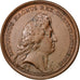 FRANCE, History, Louis XIV, Medal, EF(40-45), Mauger, Bronze, 41, Divo #161,...