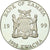 Coin, Zambia, 1000 Kwacha, 1999, British Royal Mint, MS(65-70), Silver plated