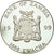 Coin, Zambia, 1000 Kwacha, 1999, British Royal Mint, MS(65-70), Silver Plated