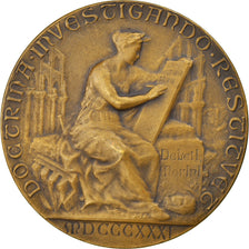 France, Médaille, Société des Antiquaires de la Morinie, 1841, Mayeur, SUP