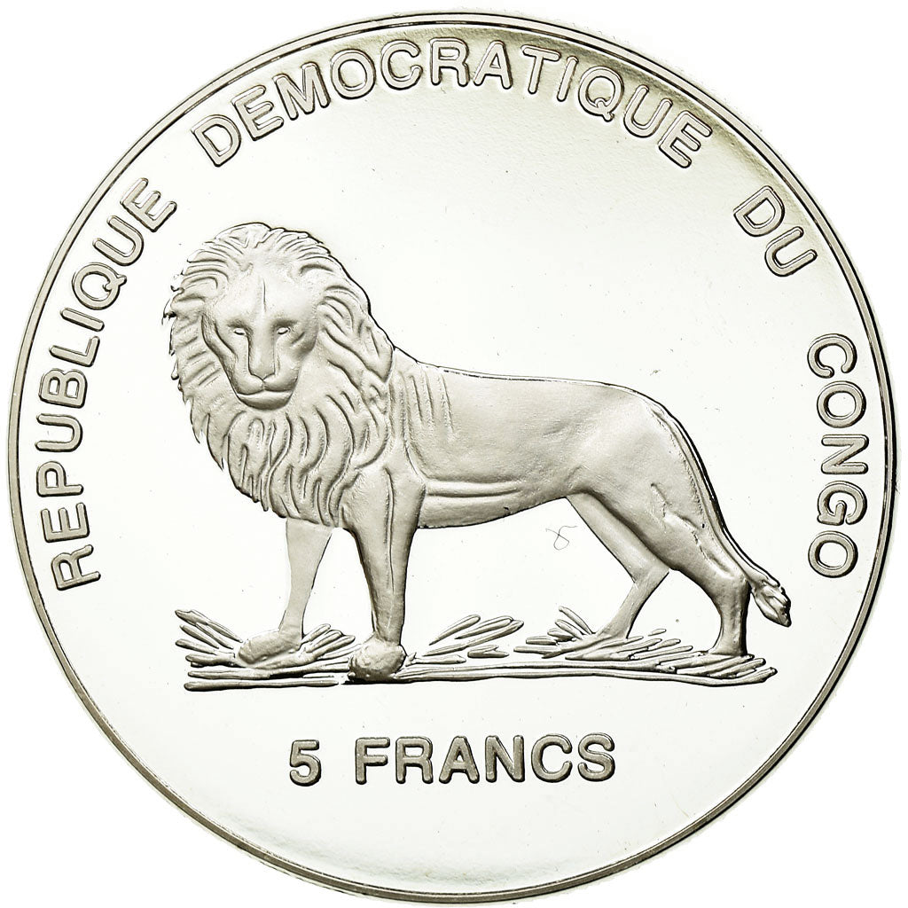 Coin, CONGO, DEMOCRATIC REPUBLIC, 5 Francs, 2000, MS(65-70), Copper-nickel
