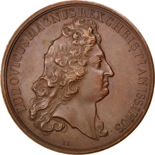 Francia, Medal, Louis XIV, History, Mauger, BB+, Bronzo, 41, Divo:245