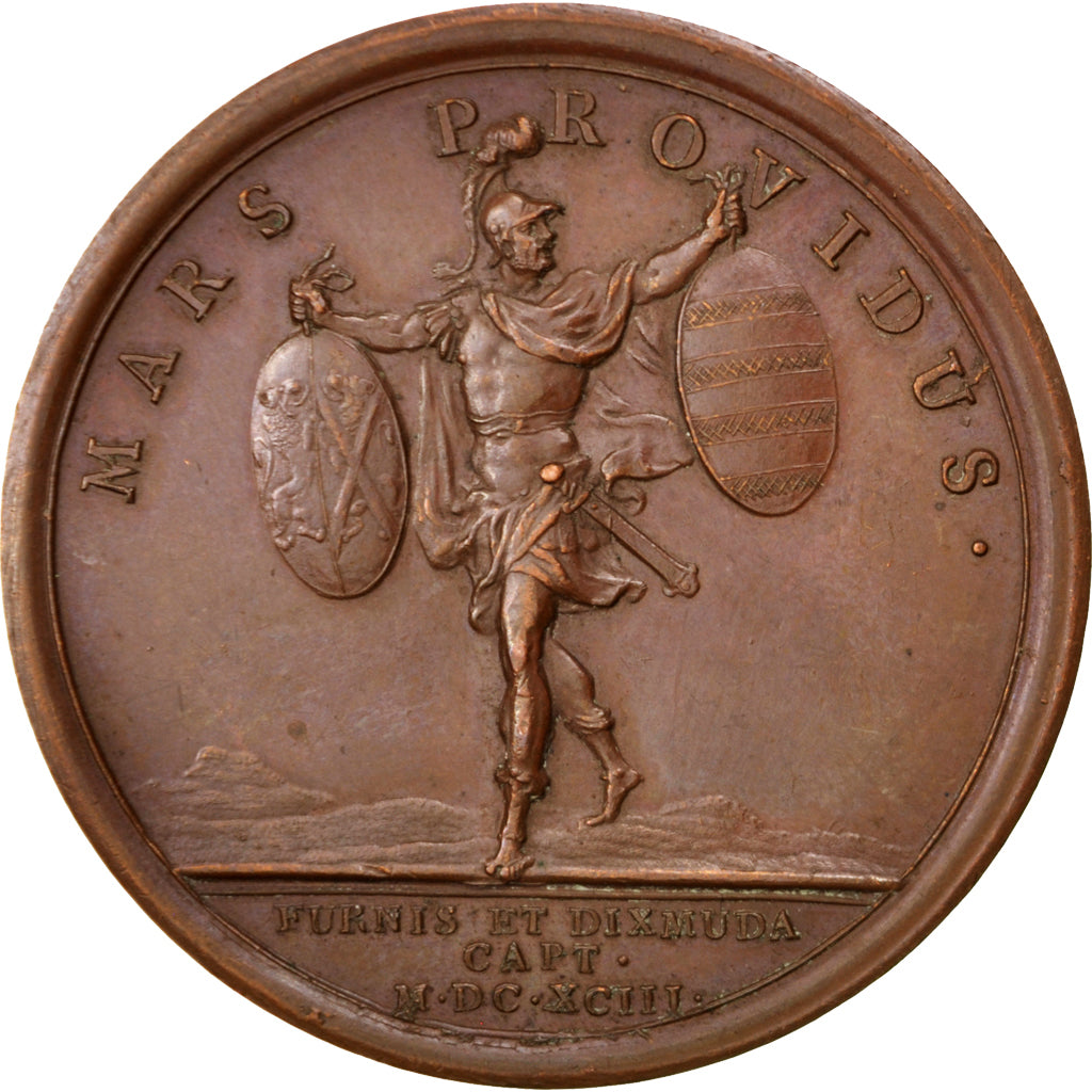 Francia, Medal, Louis XIV, History, Mauger, BB+, Bronzo, 41, Divo:245