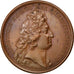 Frankrijk, Medal, Louis XIV, History, Mauger, PR, Bronze, Divo:140