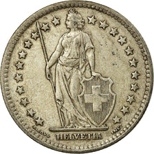 Coin, Switzerland, 2 Francs, 1948, Bern, EF(40-45), Silver, KM:21