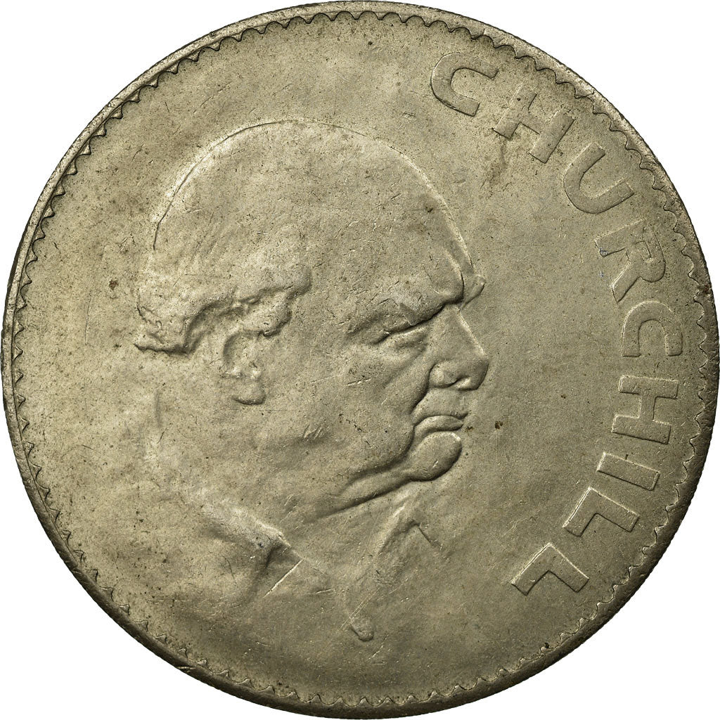 Coin, Great Britain, Elizabeth II, Crown, 1965, VF(30-35), Copper-nickel, KM:910