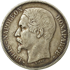 Münze, Frankreich, Napoléon III, 5 Francs, 1852, Paris, S+, Silber, KM:773.1