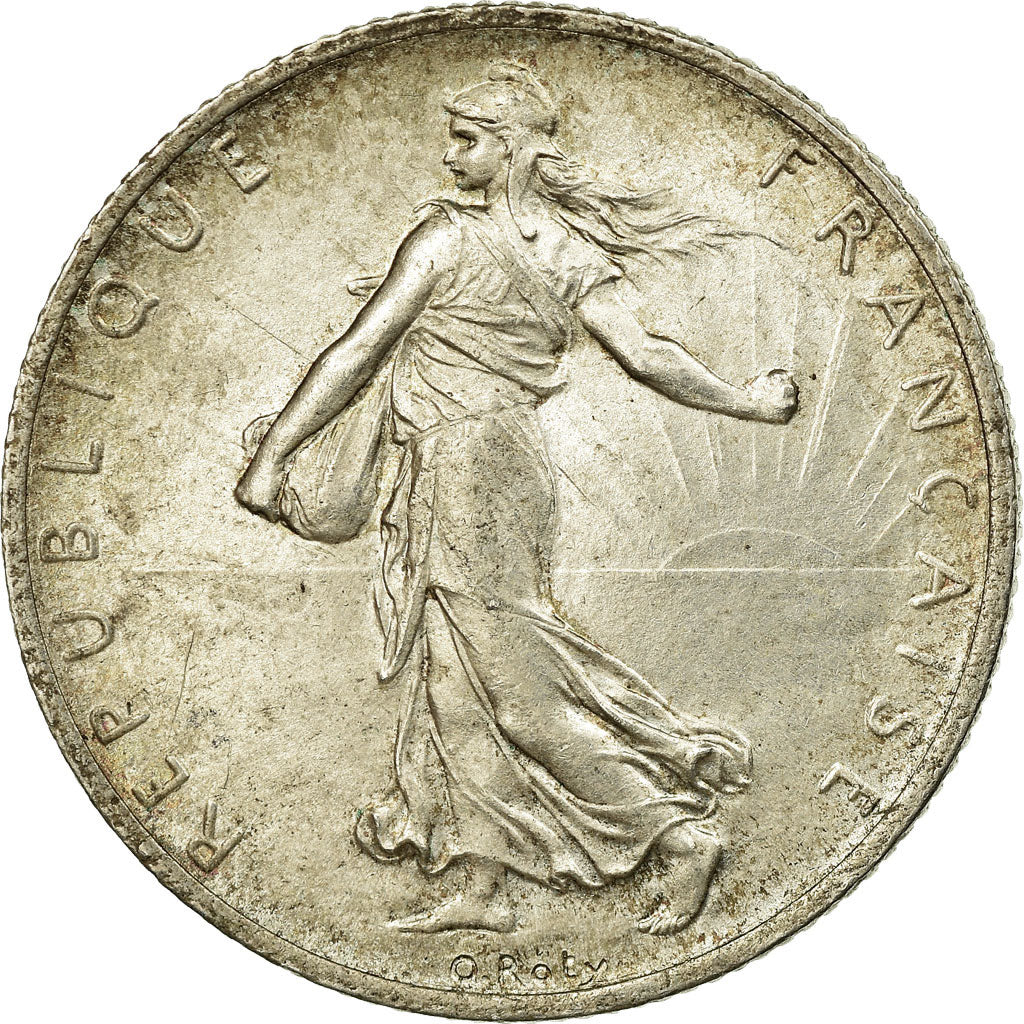 Monnaie, France, Semeuse, 2 Francs, 1916, Paris, TTB, Argent, Gadoury:532