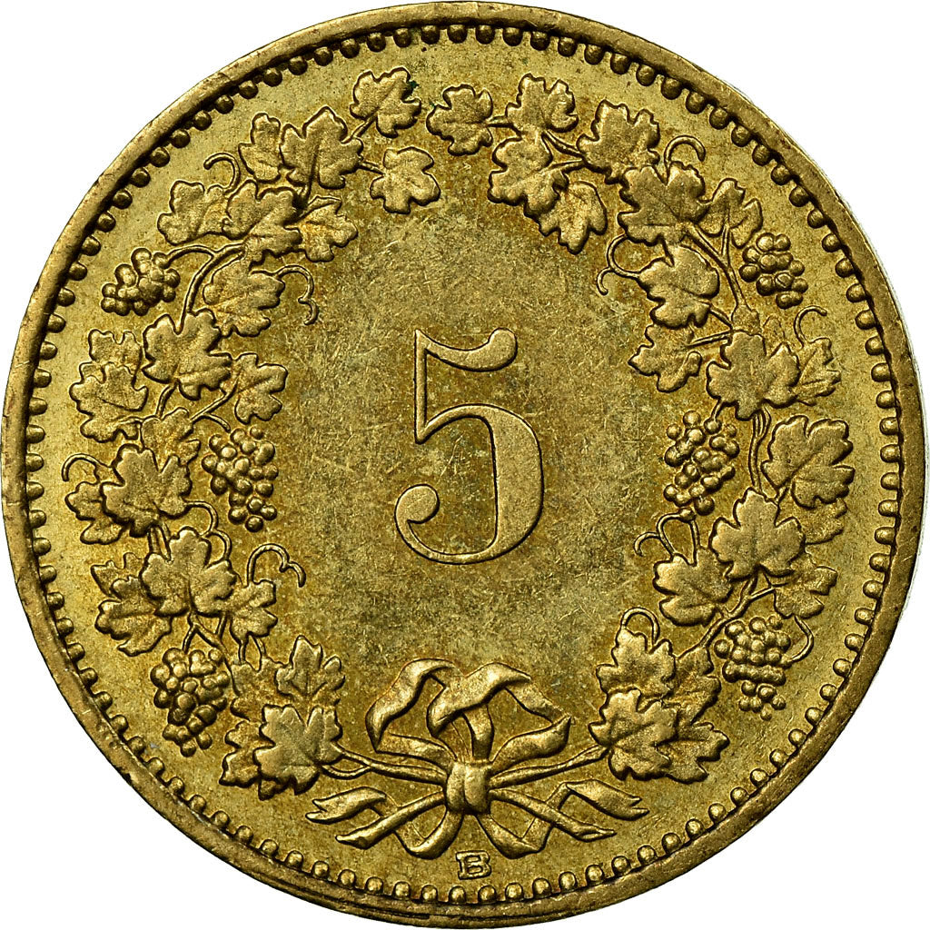 Monnaie, Suisse, 5 Rappen, 1995, Bern, TB+, Aluminum-Bronze, KM:26c