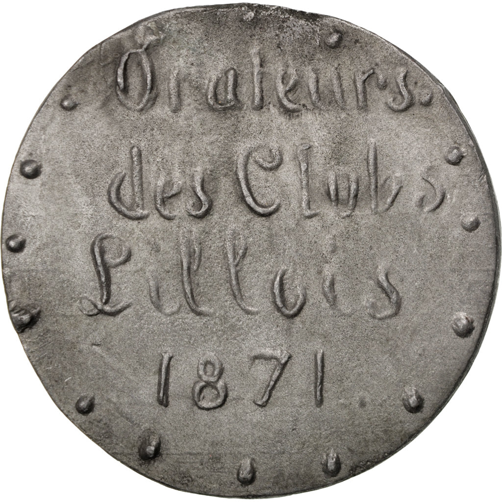 France, Medal, French Third Republic, Arts & Culture, AU(55-58), Tin