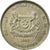 Münze, Singapur, 20 Cents, 2009, Singapore Mint, S+, Copper-nickel, KM:101