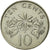 Coin, Singapore, 10 Cents, 2007, Singapore Mint, AU(50-53), Copper-nickel