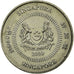 Moneta, Singapur, 10 Cents, 2009, Singapore Mint, AU(55-58), Miedź-Nikiel