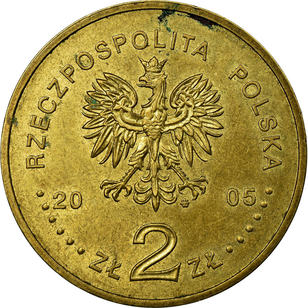 Monnaie, Pologne, 2 Zlote, 2005, Warsaw, TB, Laiton, KM:525