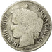 Moneda, Francia, Cérès, 20 Centimes, 1850, Paris, BC, Plata, KM:758.1