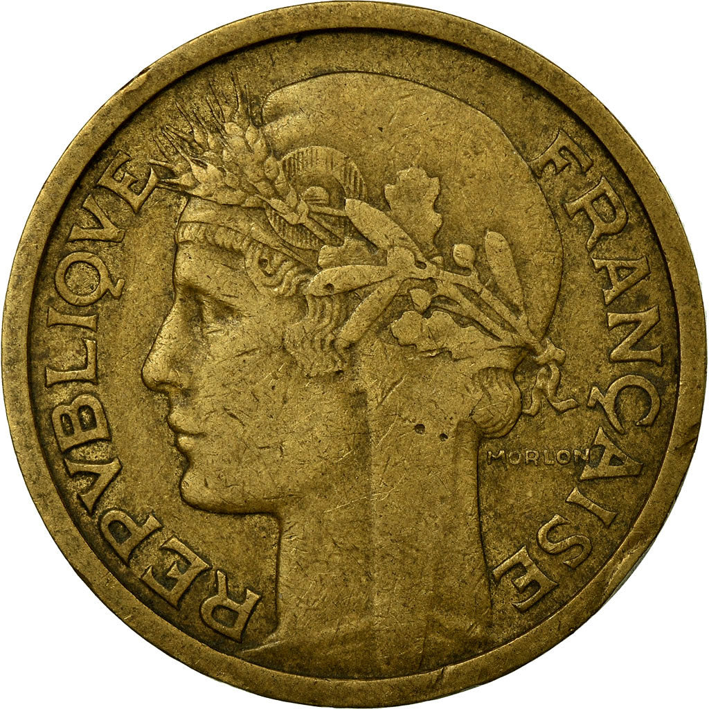 Münze, Frankreich, Morlon, Franc, 1935, Paris, S, Aluminum-Bronze, KM:885