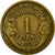 Moneda, Francia, Morlon, Franc, 1935, Paris, BC+, Aluminio - bronce, KM:885