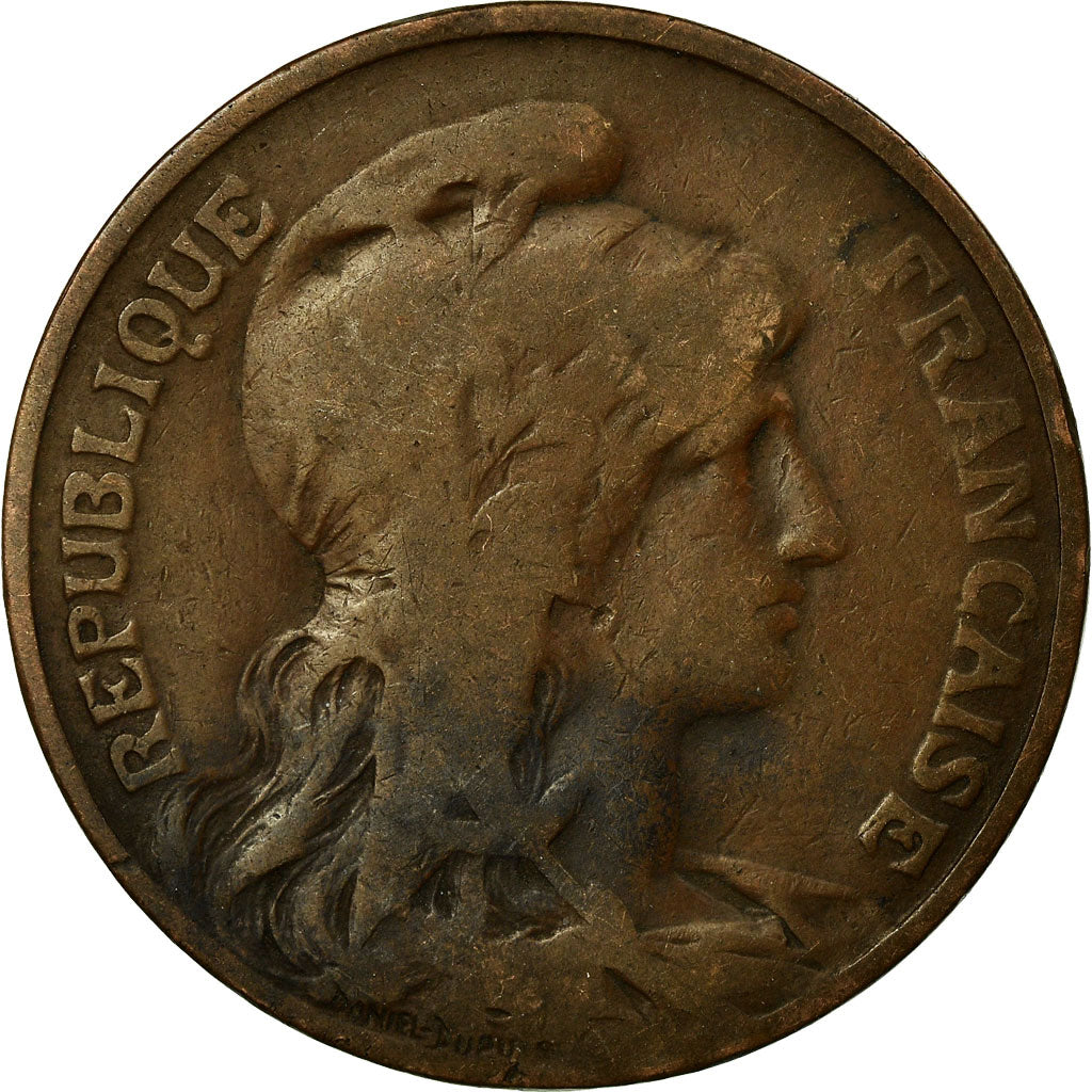 Moneta, Francja, Dupuis, 10 Centimes, 1903, Paris, F(12-15), Bronze, KM:843