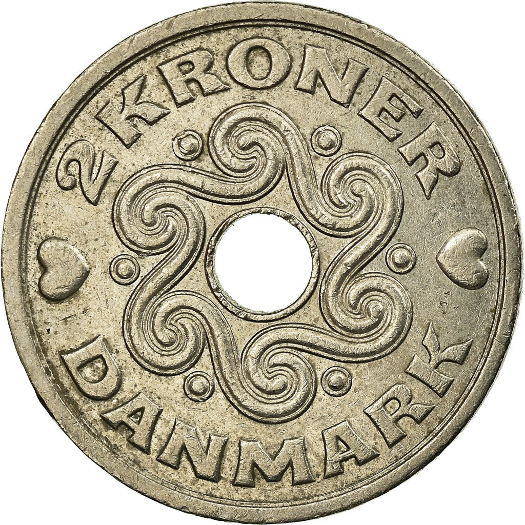 Monnaie, Danemark, Margrethe II, Krone, 1995, Copenhagen, TTB, Copper-nickel