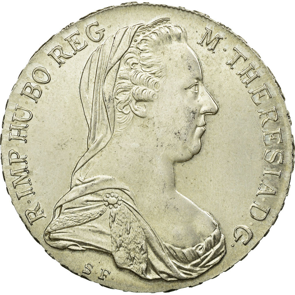 Coin, Austria, Joseph II, Thaler, 1780, Official restrike, AU(55-58), Silver