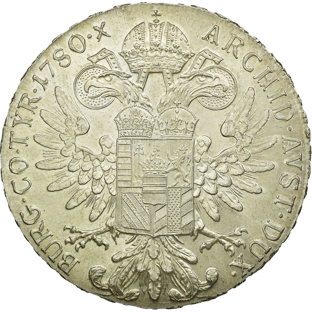 Coin, Austria, Joseph II, Thaler, 1780, Official restrike, AU(55-58), Silver