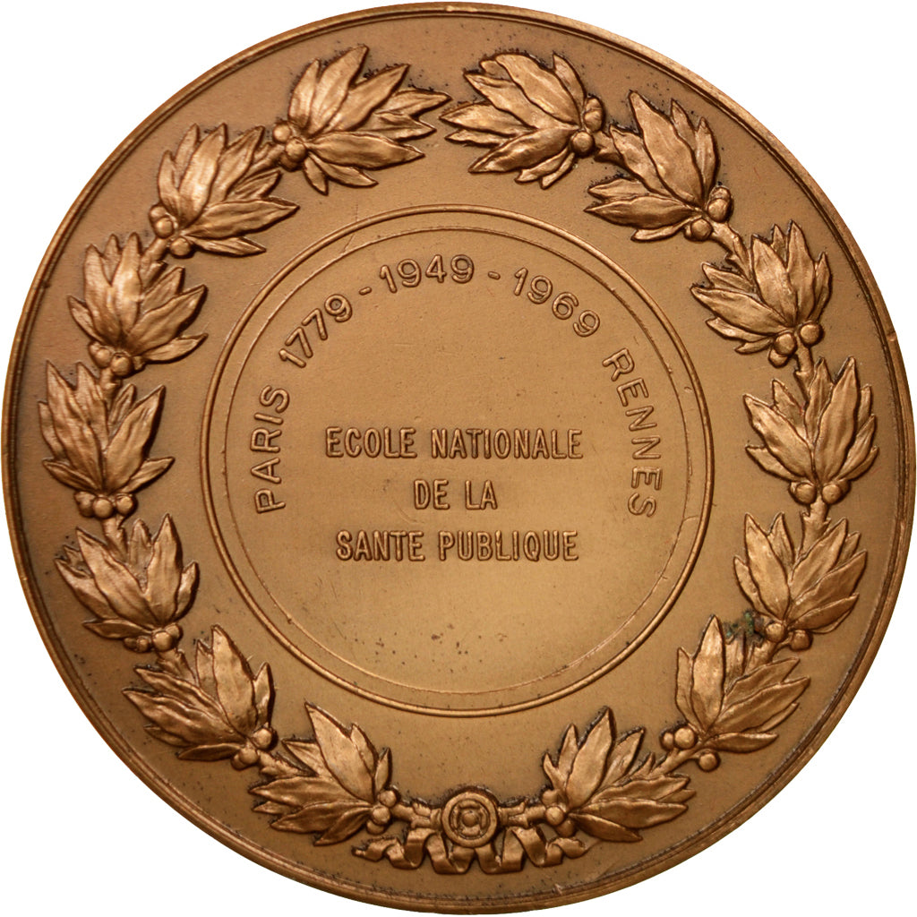 FRANCE, Medicine, French Fifth Republic, Medal, MS(60-62), Borrel, Bronze, 50,..