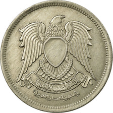 Coin, Egypt, 10 Milliemes, 1972/AH1392, EF(40-45), Aluminum, KM:A426
