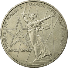 Moeda, Rússia, Rouble, 1975, Saint-Petersburg, EF(40-45), Cobre-Níquel-Zinco