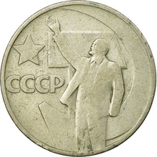 Moneta, Russia, 50 Kopeks, 1967, Saint-Petersburg, MB+, Rame-nichel-zinco