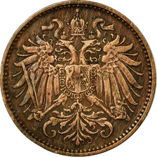 Moneta, Austria, Franz Joseph I, 2 Heller, 1894, BB, Bronzo, KM:2801