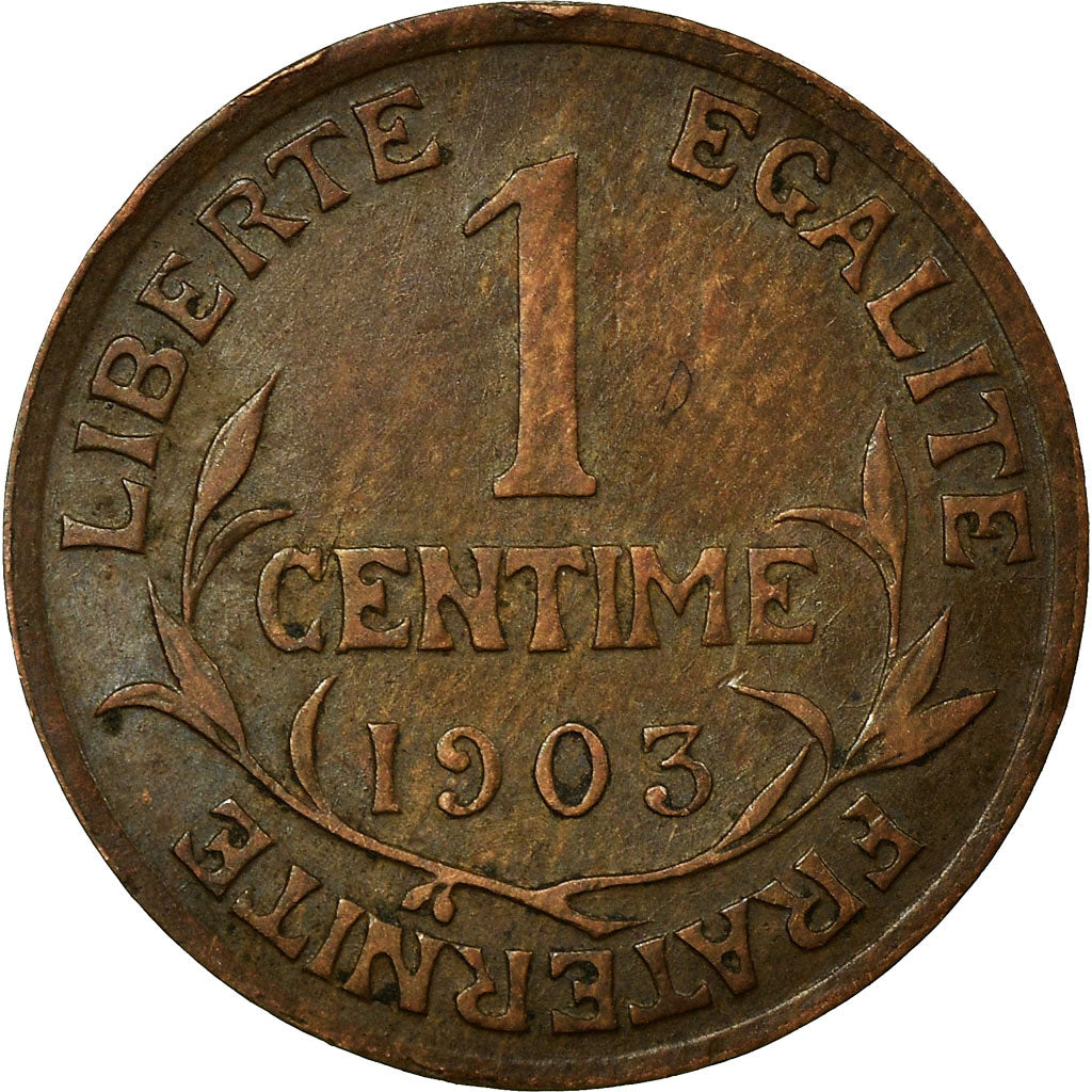 Munten, Frankrijk, Dupuis, Centime, 1903, Paris, FR+, Bronze, KM:840, Gadoury:90