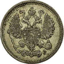 Coin, Russia, Nicholas II, 10 Kopeks, 1914, Saint-Petersburg, VF(30-35), Silver