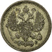 Coin, Russia, Nicholas II, 10 Kopeks, 1914, Saint-Petersburg, VF(30-35), Silver