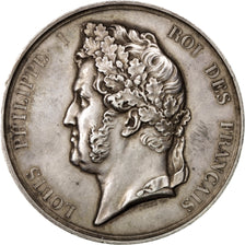FRANCE, Politics, Society, War, Louis Philippe I, Medal, AU(55-58), Barre,...