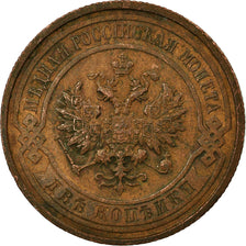 Coin, Russia, Nicholas II, 2 Kopeks, 1913, Saint-Petersburg, VF(30-35), Copper