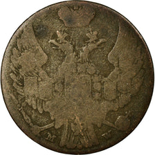 Coin, Poland, Nicholas I, 10 Groszy, 1840, Moneta Wschovensis, F(12-15), Silver