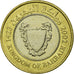 Coin, Bahrain, Hamed Bin Isa, 100 Fils, 2002/AH1423, AU(55-58), Bi-Metallic