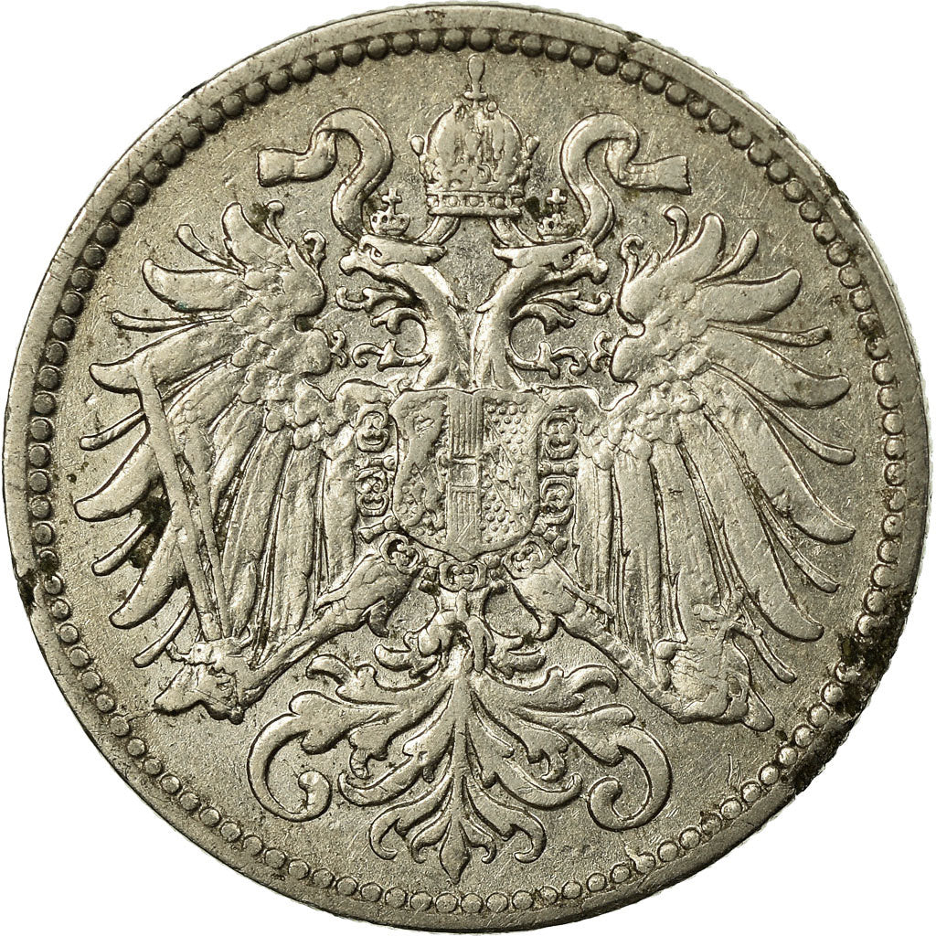 Moneta, Austria, Franz Joseph I, 10 Heller, 1895, VF(20-25), Nikiel, KM:2802