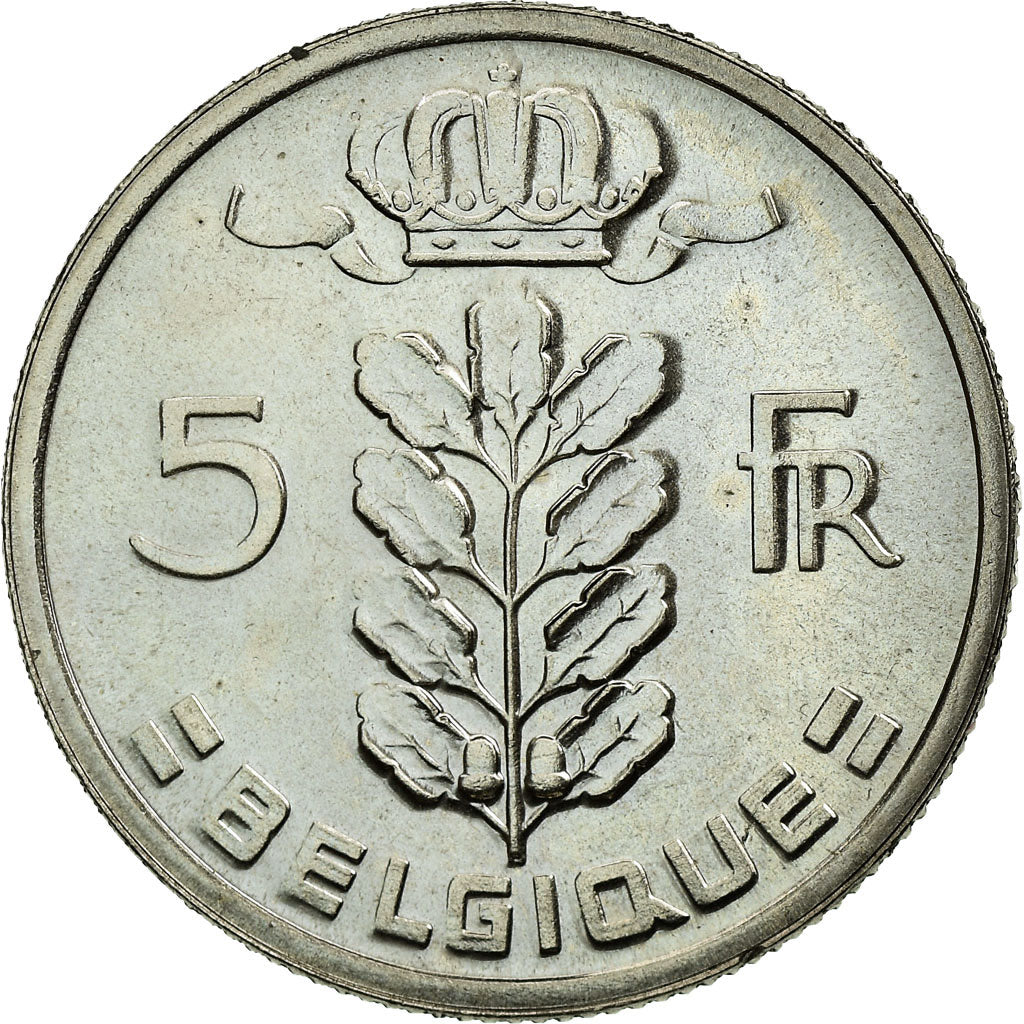 Coin, Belgium, 5 Francs, 5 Frank, 1979, MS(63), Copper-nickel, KM:134.1